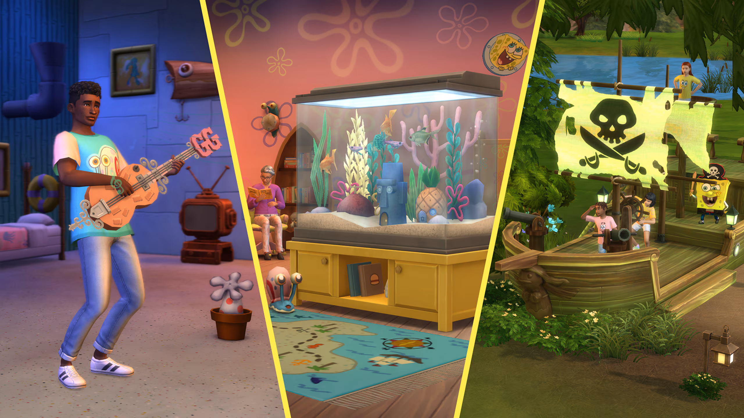 The Sims 4 Dives Into Bikini Bottom with New SpongeBob Kits